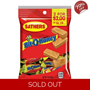 Sathers Bit O Honey 57g Bag